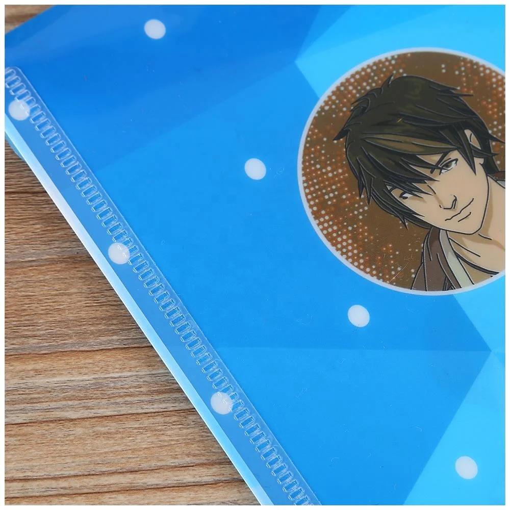 
Custom Plastic button file folder/plastic file folder with fastener 