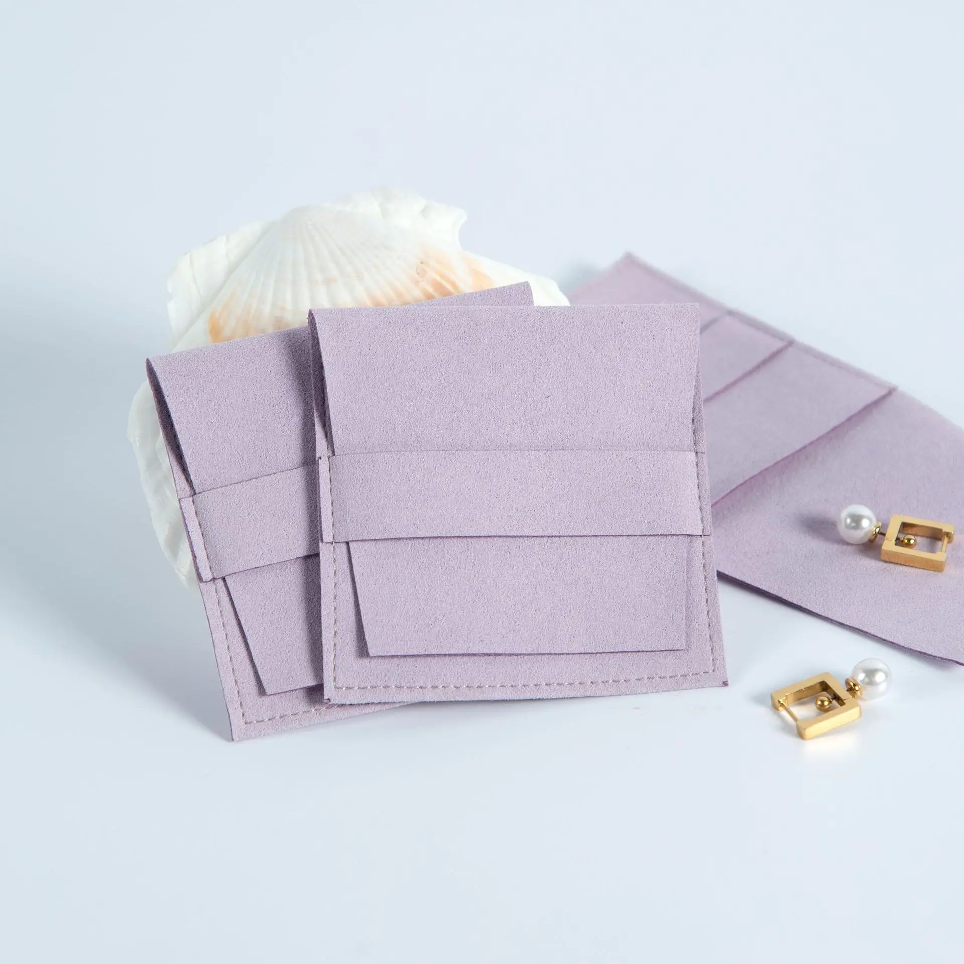 Velvet Pouches Fabric Jewelry Packaging Bags Display Button Packing Gift Bags Pouches Velvet Necklace Bracelet Jewelry pouch