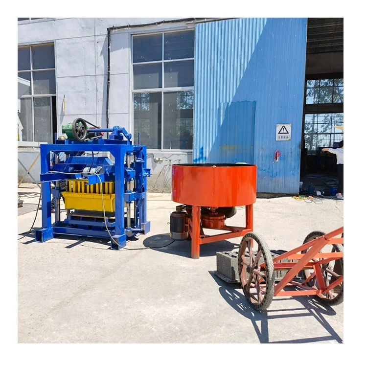 SY Building Block Machine QTJ4-40 Semi Automatic Manual Cement Concrete Hollow Block Making Machine Low Factory Price For Sale