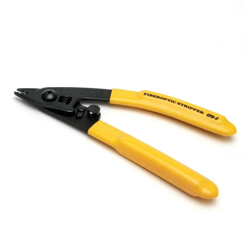 CFS-3 волоконно-оптического кабеля Стриппер оптического 3 отверстия коробки Ce желтый Ftth волоконно-оптический патч-корд по производству 1 год тестеры для дезинфеции инструментов chuanglixun