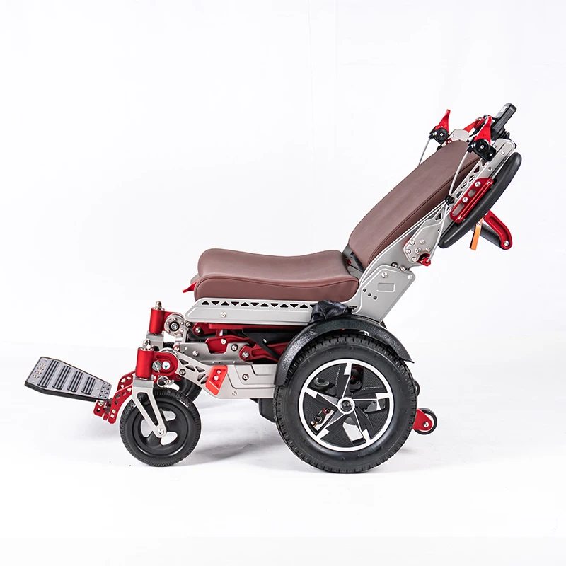 Multifunction Mechanical Folding Lifting Mobility Powerful Electric Power Lift Up Seat Wheelchair