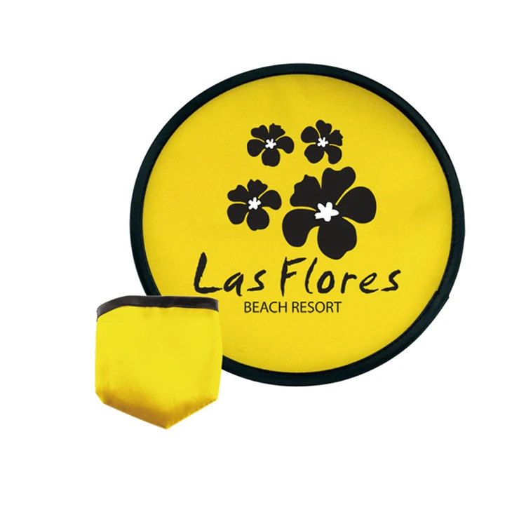 Hot sale factory cheap colorful sublimation foldable nylon mini pocket fan fabric flying disc