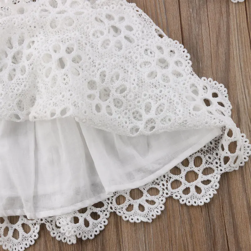 Лидер продаж 2021 одежда для дочери модное ажурное платье с