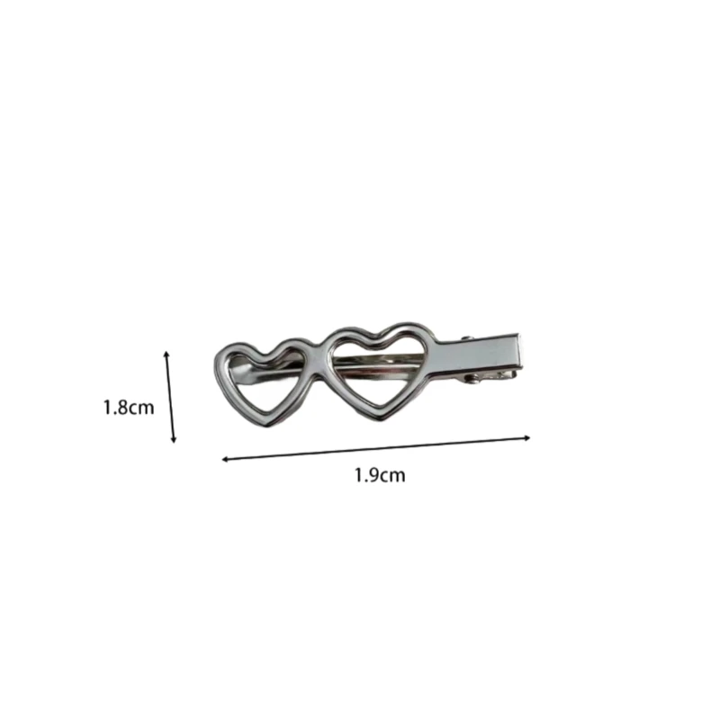Wholesale New Products Small Silver Hair Clip Summer Hair Clip Personalized Hair Clip