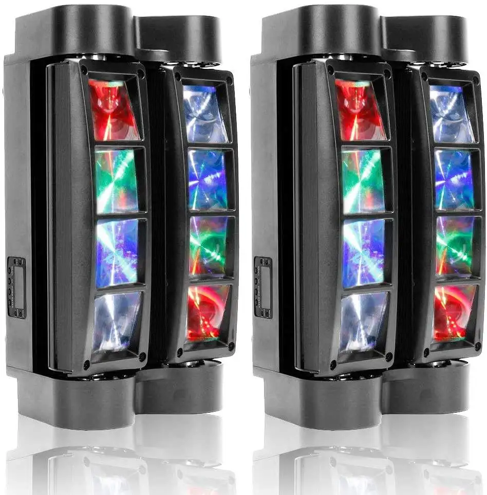 Смарт Вечеринка фестиваль диско шоу свадьба Rgb сценическое освещение Dmx512 Звуковое управление микрофон Rgbw движущаяся головка Dj