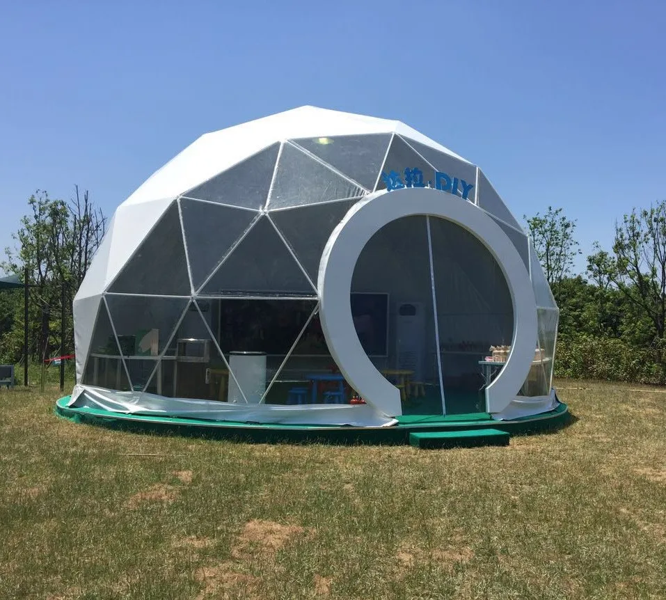 Customized outdoor greenhouse geodesic dome house ,geodesic dome tent