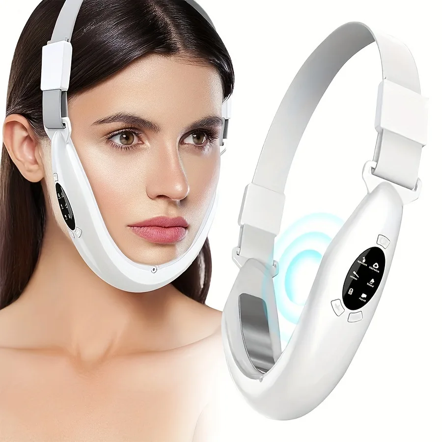 Facial massager anti-wrinkle slimming vibration V face lifting massage double chin reducer face lifting device