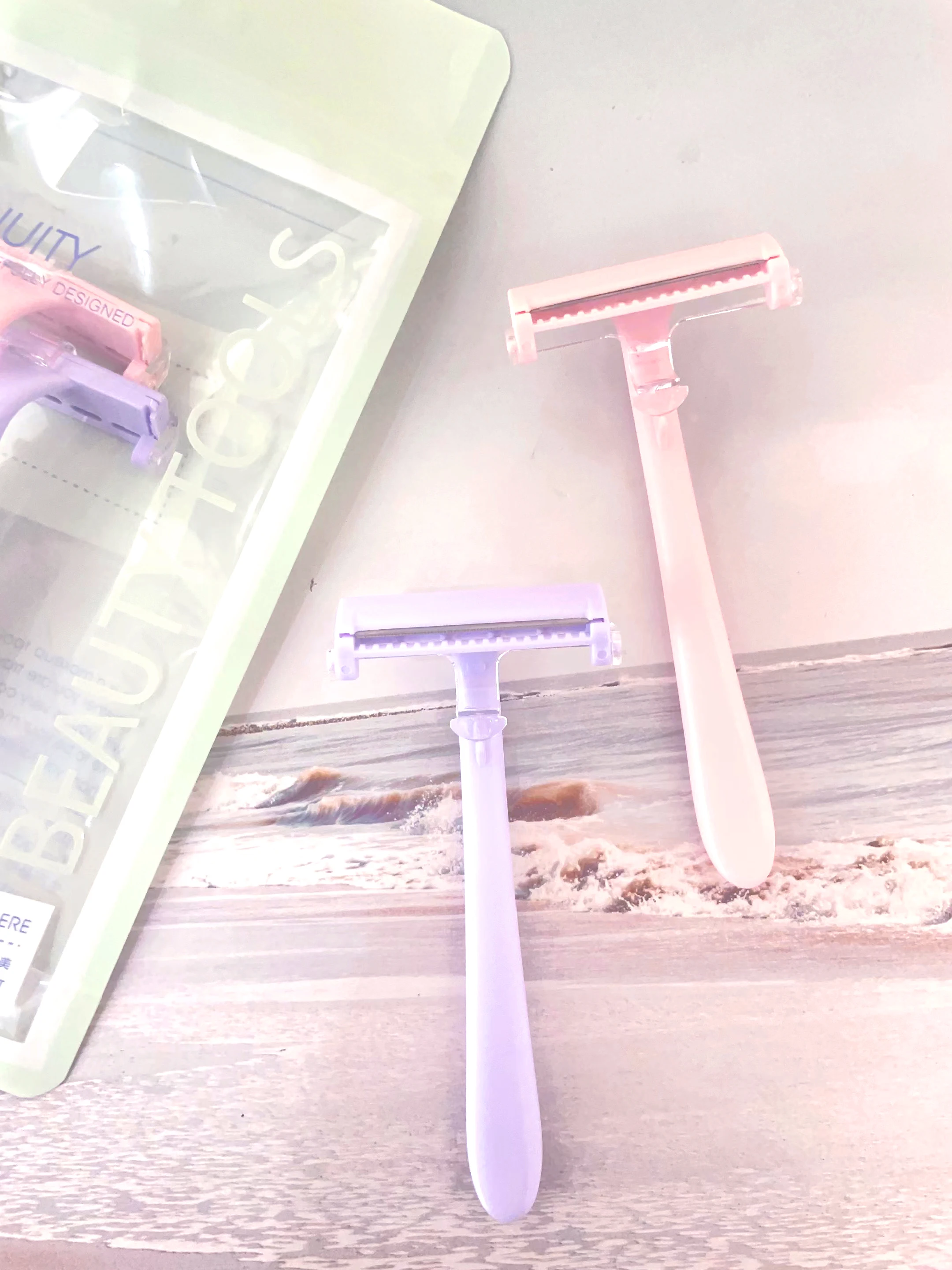 Wholesale Portable Face Razor for Women Comfortable Remover Armpit Razor Stainless Steel Macro blade Armpit hair knife