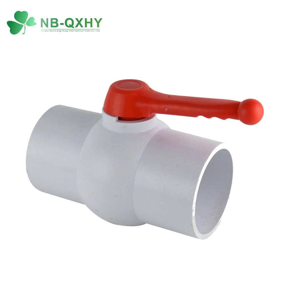 High Pressure 3inch 4inch 6inch Long Handle PVC Ball Valve for Water Plumbing