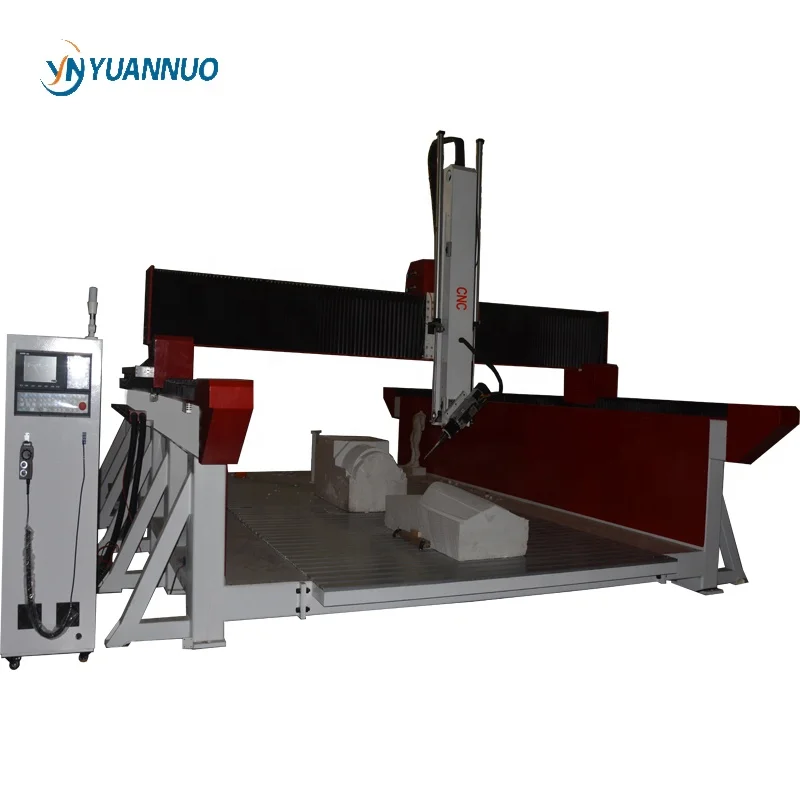 YN1325 YN1530 YN2040 most popular big high Z axis cnc router 4 axis hd48 4d with high quality and stable work