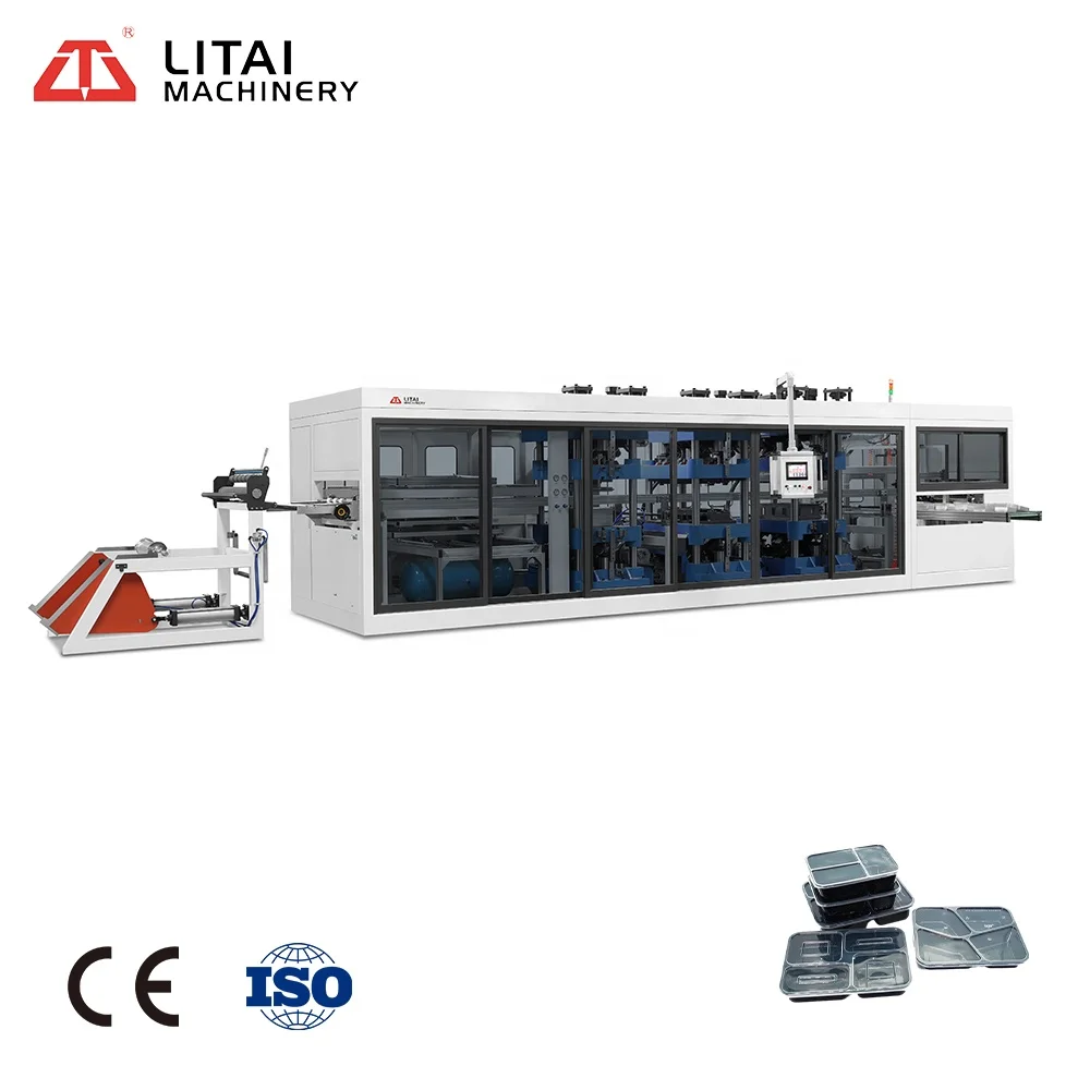 Заводская низкая цена распродажа Китай автоматический сервопривод штамповочный пластиковый термоформовочный станок линия для экспортной