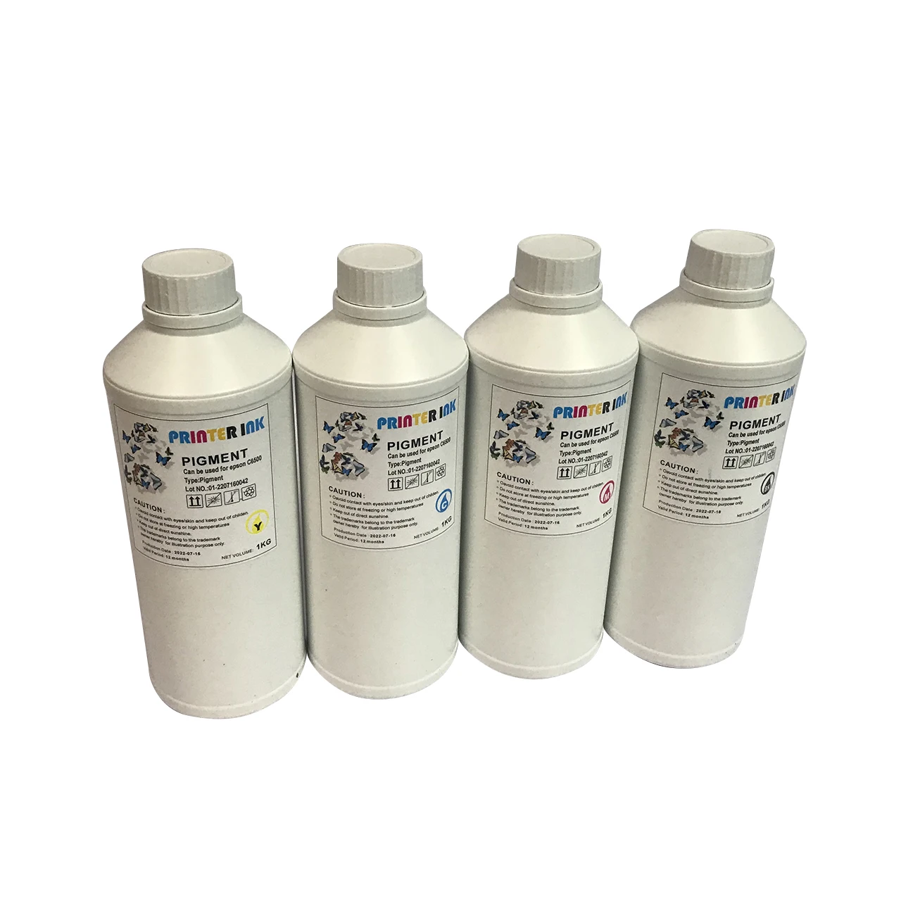 COLORTIME Printer1000ML Pigment ink for Epson ColorWorks TM C7500 C7500G C7520 C7520G label printer ink