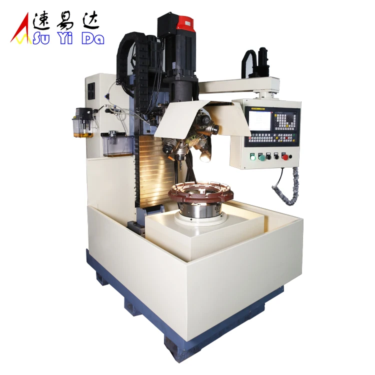 
Special machine for multi hole drilling and tapping hydraulic chuck turntable with three axis travel 
