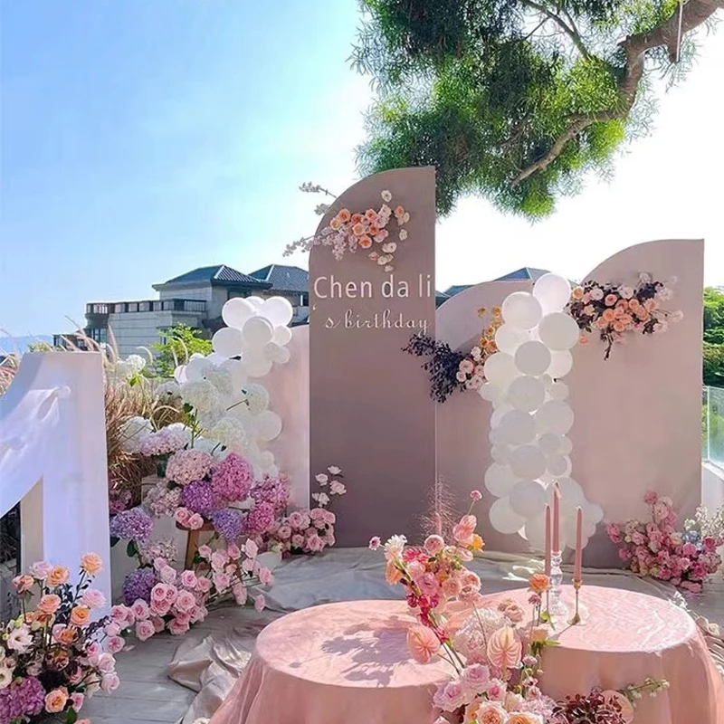 Wholesale KT board display frame activity stage background frame wrought iron bracket telescopic bracket