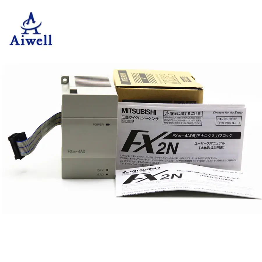 Original FX2N Mitsubishi CNC PLC Controller FX2N4AD FX2N-4AD
