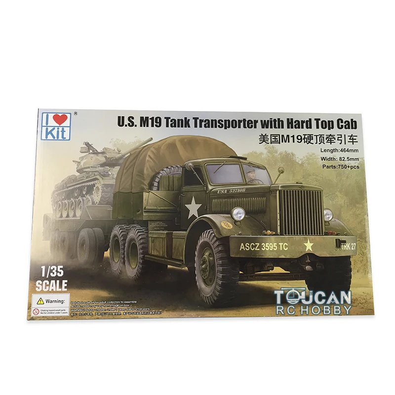 Трубач 63501 1/35 масштаб Американский M19 Хардтоп Трактор модель автомобиля пластиковый бак TH06151-SMT6