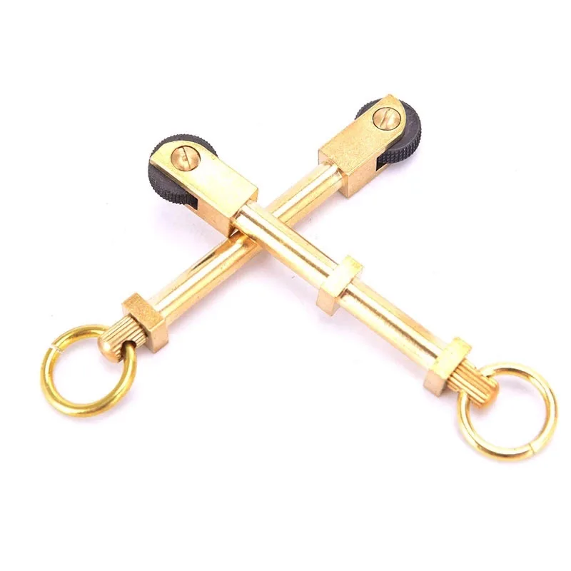 Portable Outdoor Brass Mini Pulley Wild Camping Survival Tool Outdoor Survival Practical Dolphin Firearm