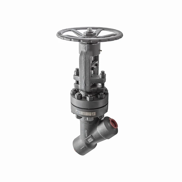 
Forged Y-type pn400 manual stop valve with high pressure middle bolt 
