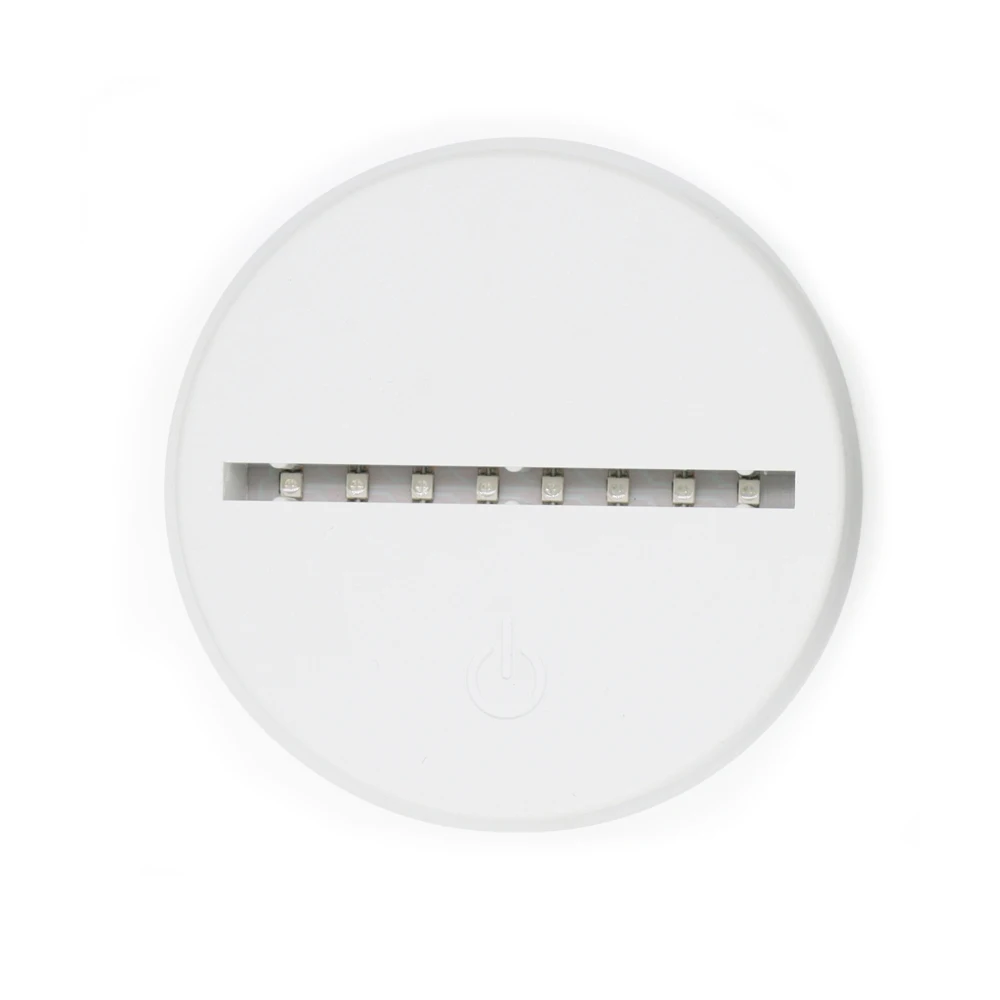 Wholesale ABS Lamp Night Light Touch wooden Base Remote Control Acrylic 3d Night Led Light Base with USB Cable