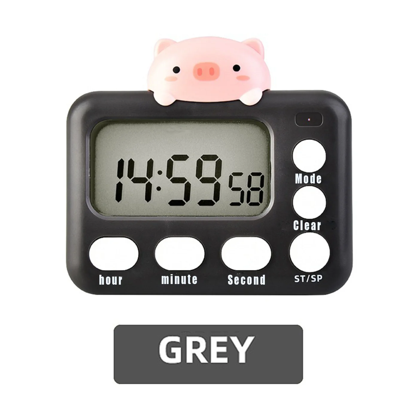 Pomodoro Cute Digital Study Timer for Kids Cooking  Kitchen Timer Magnetic Productivity Countdown Timer