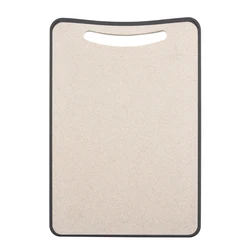 14.7x9.8inch non-slip wheat straw chopping board,plastic cutting board