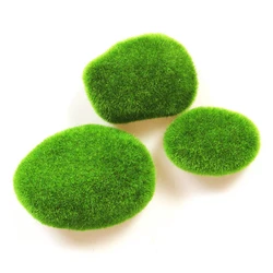 Green Artificial Moss Balls Decorative Stones Varying Sizes Ideal for Vases Table Decor Planter Decor Weddings Parties