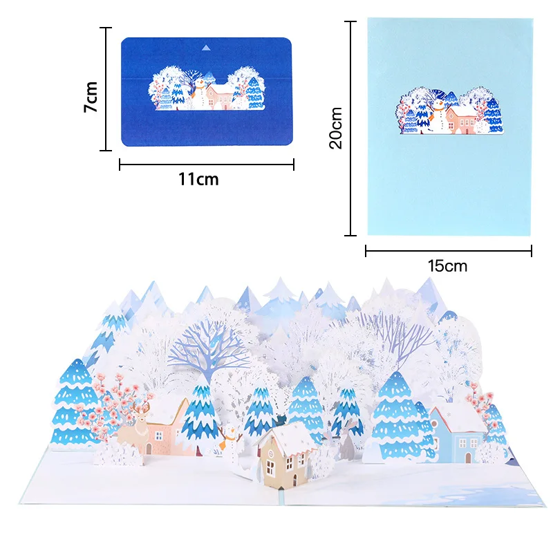 3D Pop Up Cards,Pop Up Greeting Cards,3D Christmas Cards