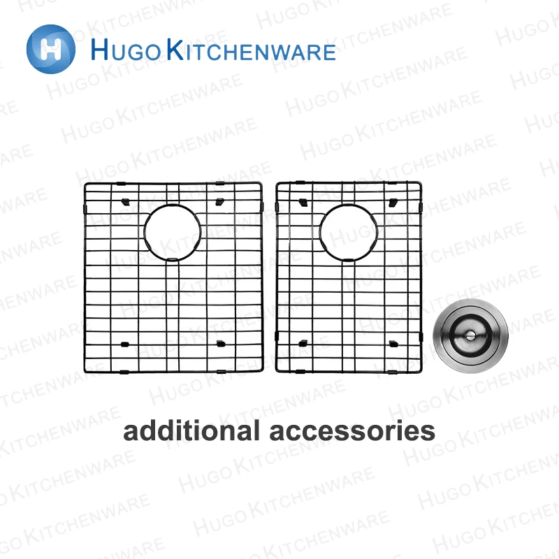 Wholesale 304 Stainless Steel  Black Color Welded Square Undermount Double Bowl Kitchen Sink with Nano Surface