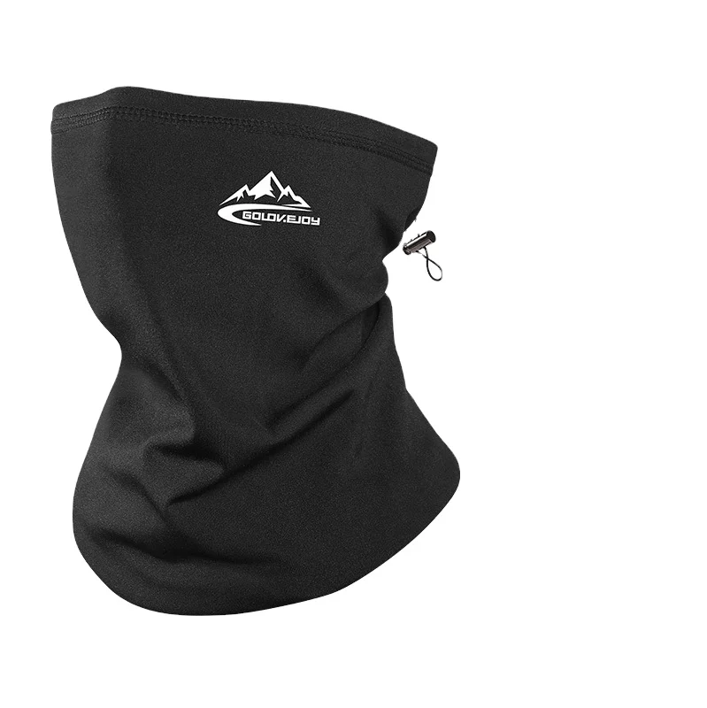 
Winter riding turban bib scarf windproof and warm ear protection collar cat ionic self-heating drawstring bicycle face guard 
