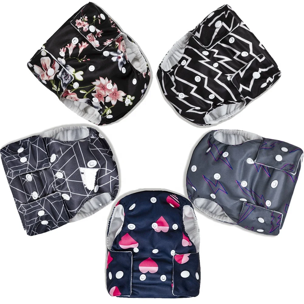 Pampas Baby Diaper Pants Reusable Nappies Oem Baby Cotton Babies Printed 22 to 32 Lbs Soft Breathable Leak Guard