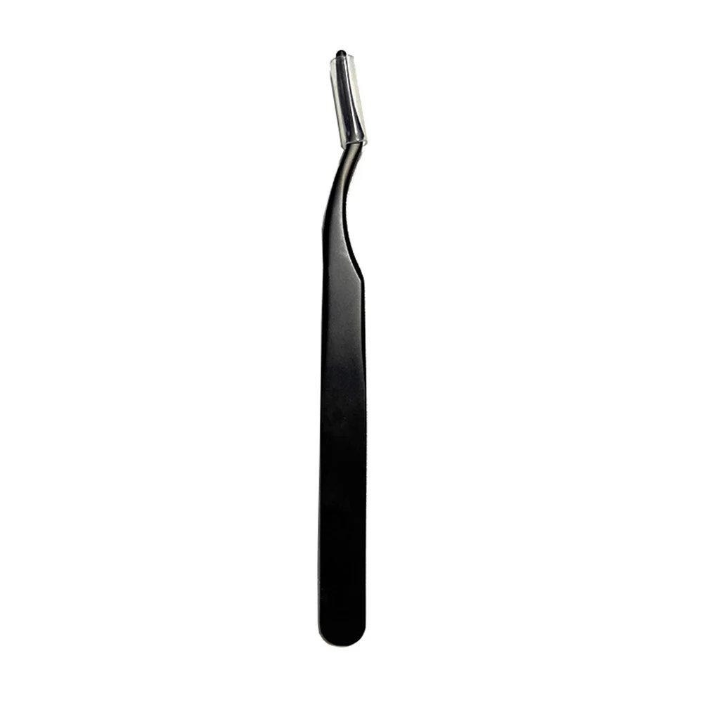 DIY Segmented Lash Tweezer Curved Professional Individual Pre Cut Eyelash Tweezers