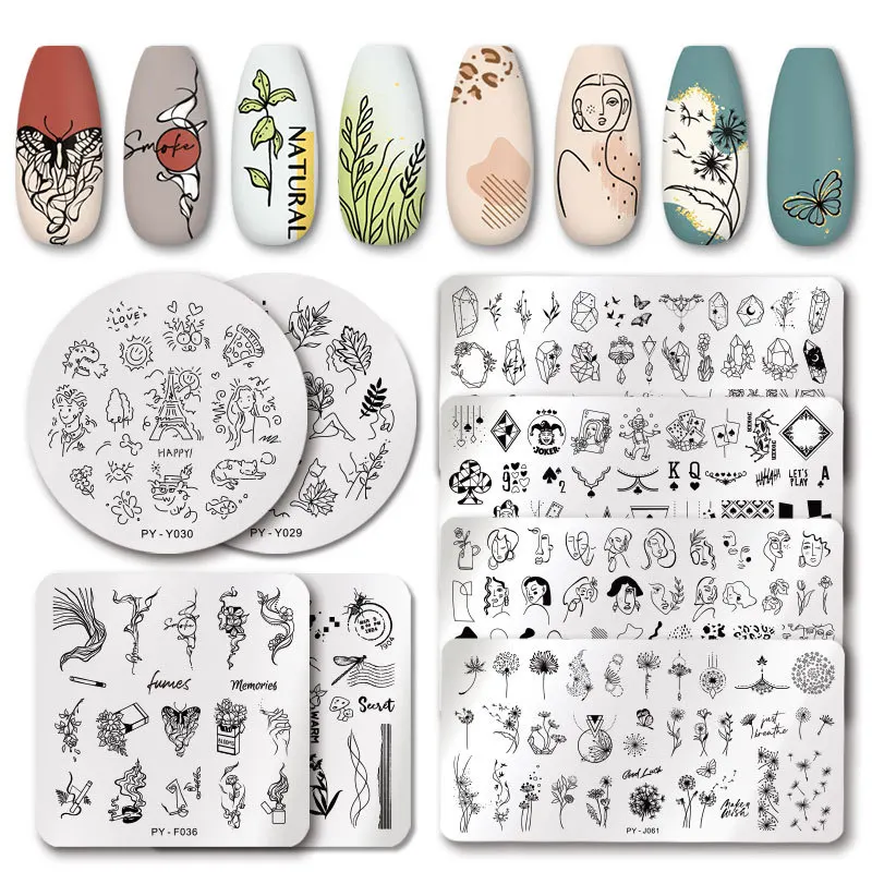 stamping plate nail art french design nail stamping plates manufacturers