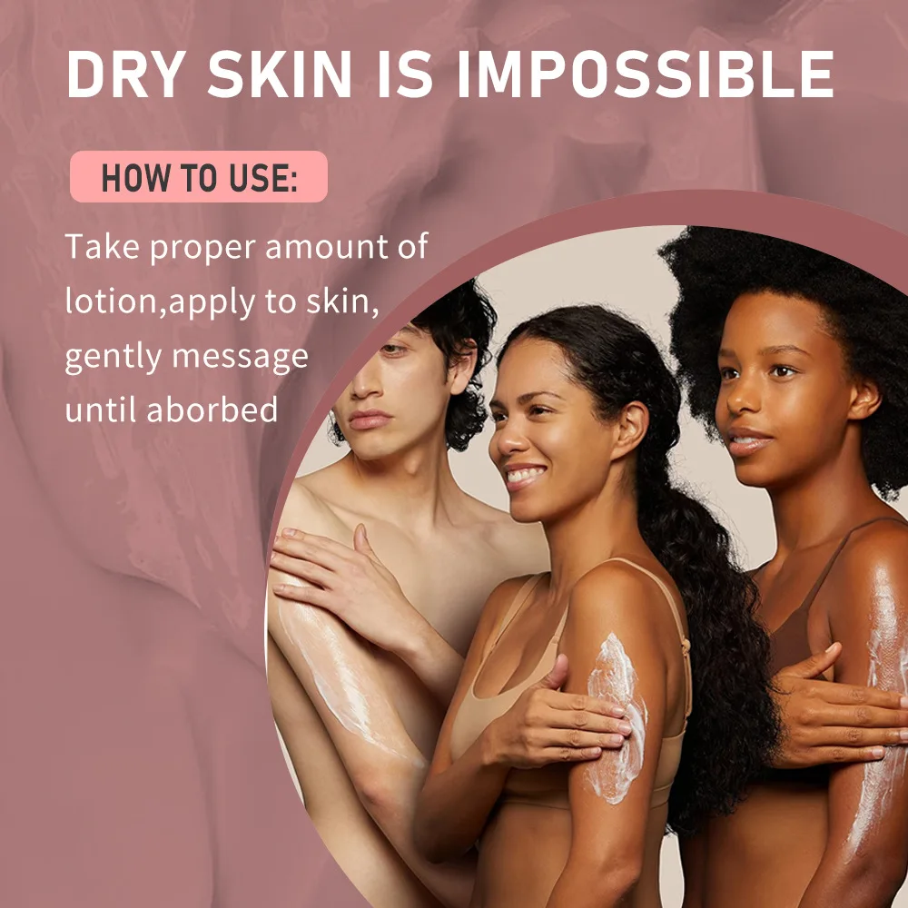 Moisturizing and dry skin removing perfume type fragrance retaining and soothing nicotinamide body milk