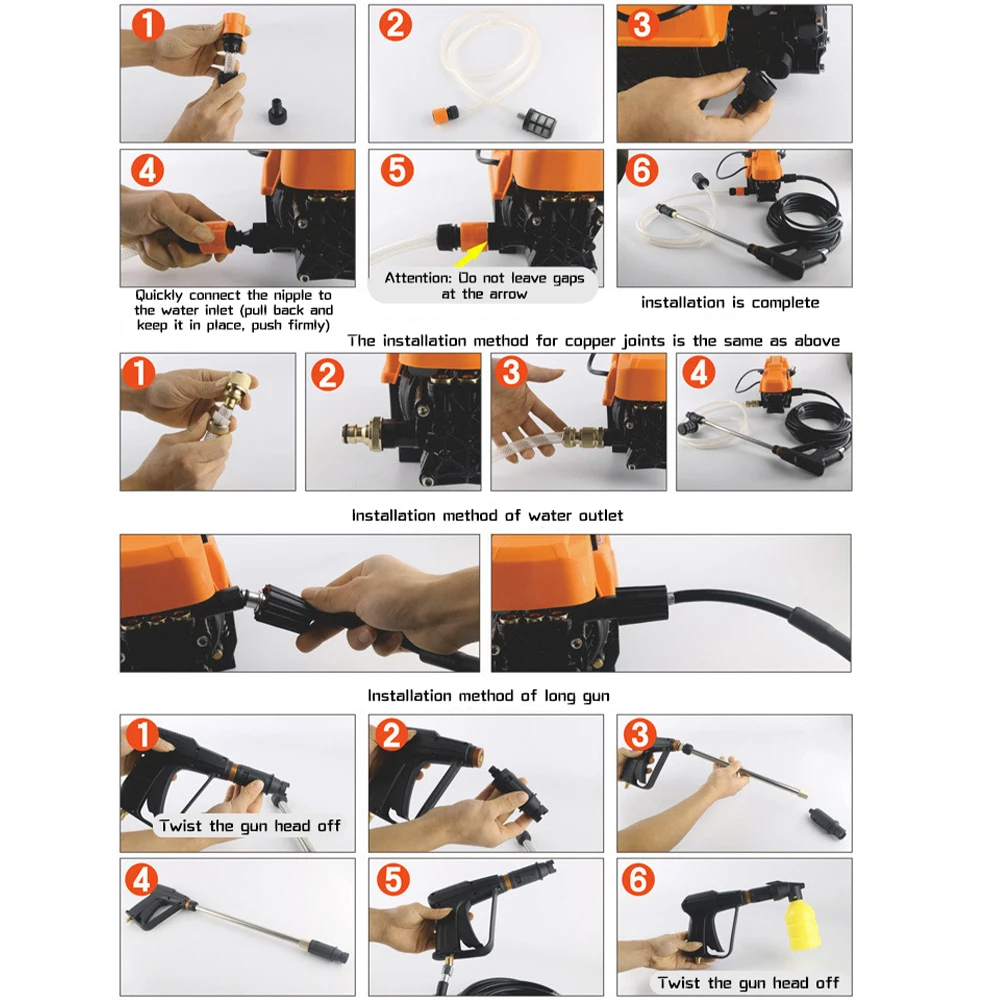 Garden High Pressure Portable Mini Mobile Car Washer Pump