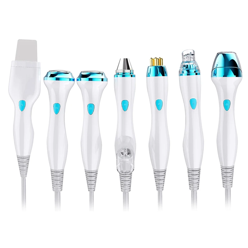 Cold hammer rf vacuum cleaning microdermabrasion hydro facial machine aqua peeling smart ice blue