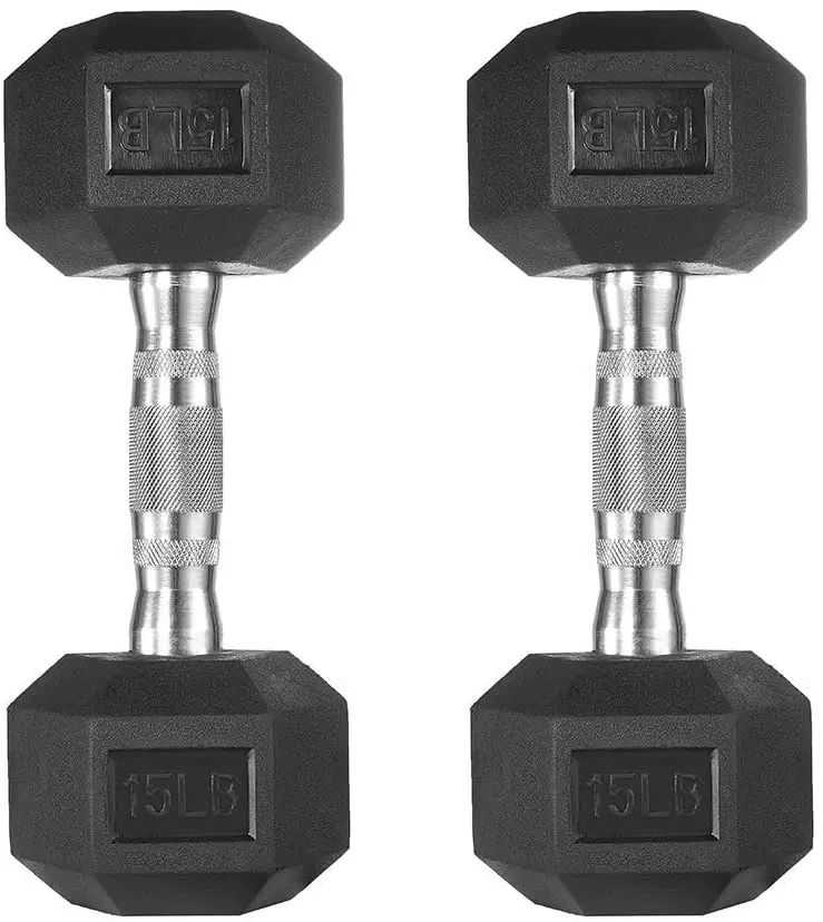 
rubber hex dumbbells gym equipment free weights adjustable dumbbell weight lifting for fitness sport weights dumbbells sets 