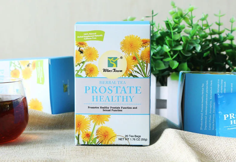 High Quality Prostate tea for Natural organic herbs prostatitis tea promotes healthy prostate with Box Bag Packaging