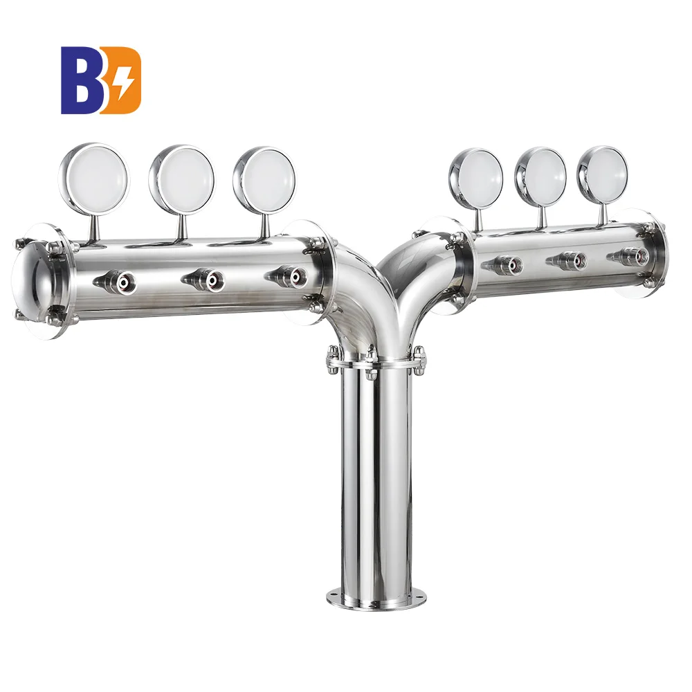 Bar commercial Juice Drink Dispenser Stainless Steel Beer Tower for party