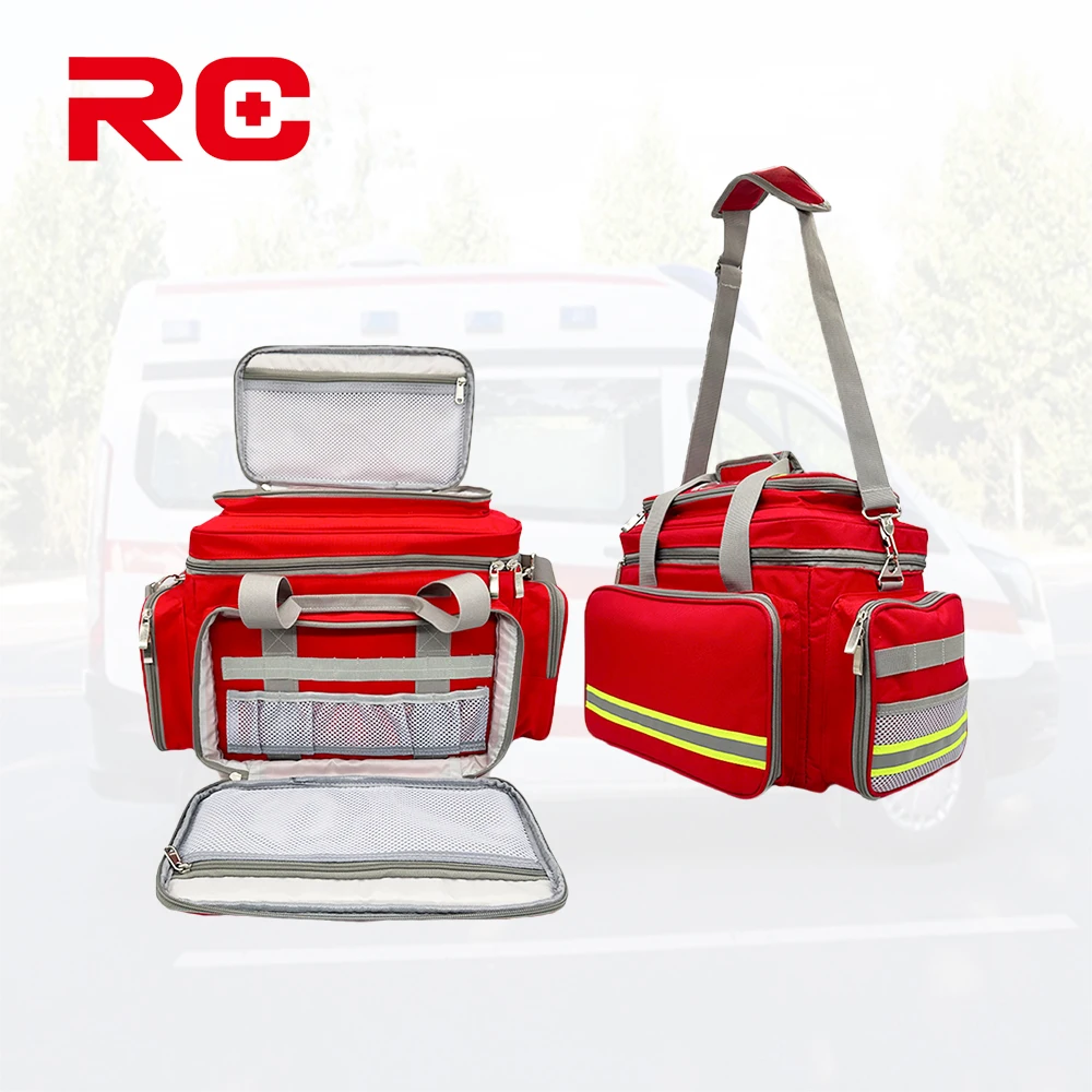 Large Professional Ambulance Bag Medical Packaging First Aid Kit Bag Premium Kit For Car