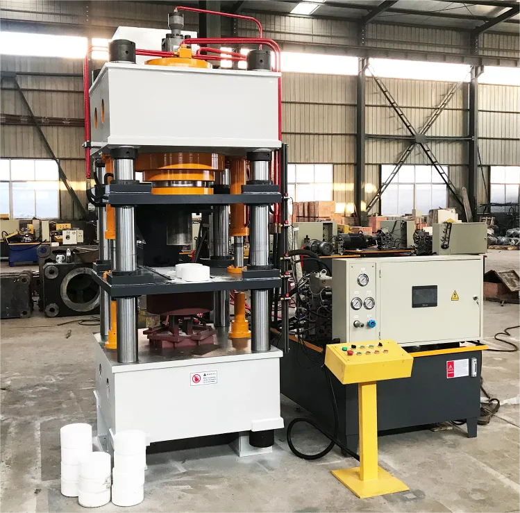 Deep Drawing Four Column Hydraulic Press Machine Animal Salt Lick Blocks Making Machine From Factory