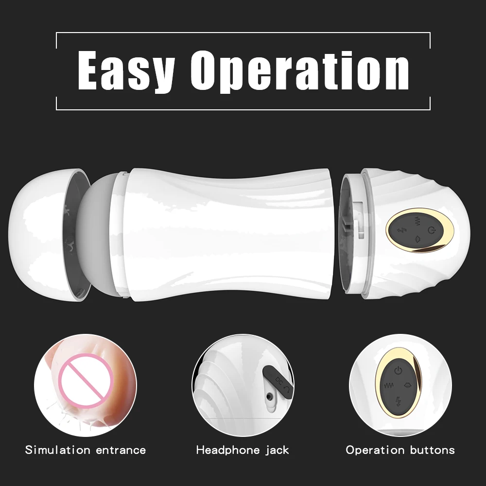 Male Sex Toys 10 Vibration 5 Sucking Piston Masturbation Cup For Men Intelligent Masturbator Electric Automatic Aircraft Cup