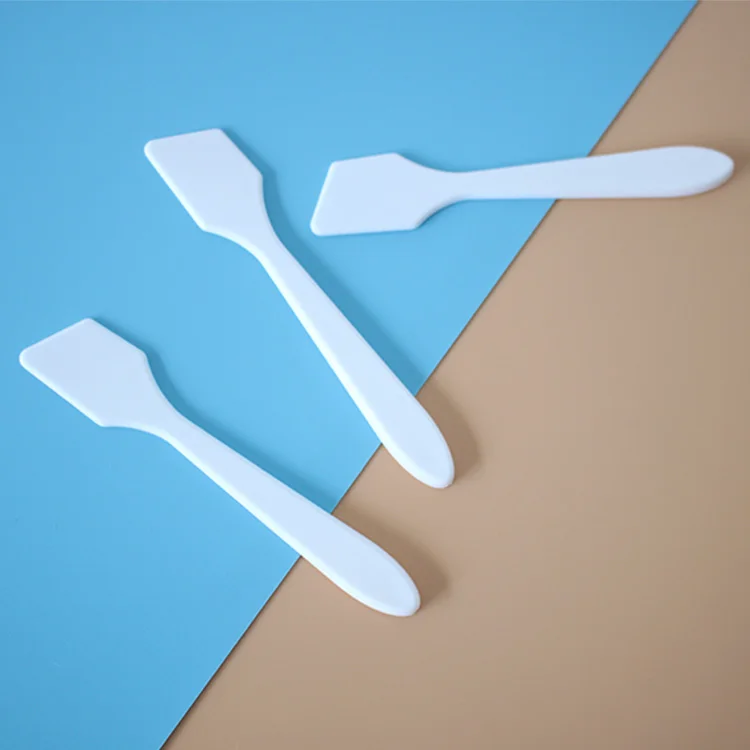 Пластиковая мини-шпатель для макияжа, косметическая шпатель, ложка для макияжа