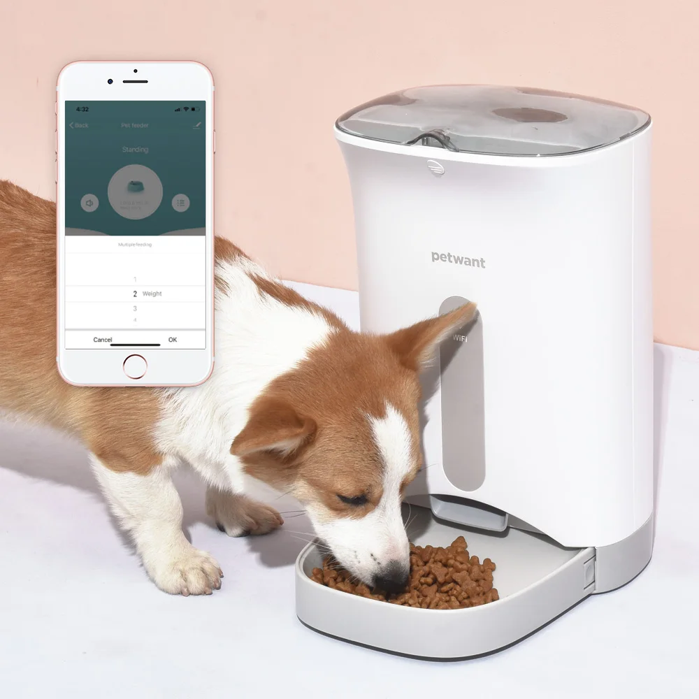 Лидер продаж на Amazon, Wi-Fi, кормушка для домашних животных, умная кормушка для домашних животных с камерой, кормушка для домашних животных, tuya