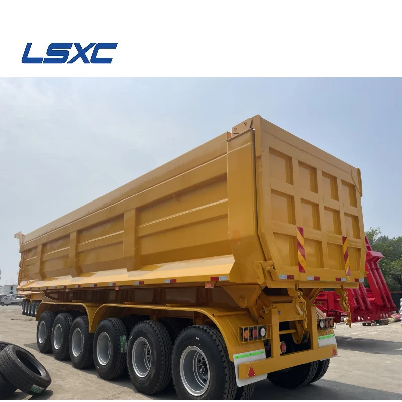 Лидер продаж U-образный передний подъемник 60 тонн 6 осей сверхмощный самосвал