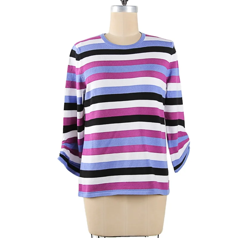 
Spring and Autumn woman clothing New sweater coat round collar pullover for sale 