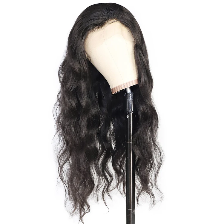 Bs Good Quality Human Hair Lace Front Wig 100Natural Cheap Glueless Body Wave Human Hair Wigs