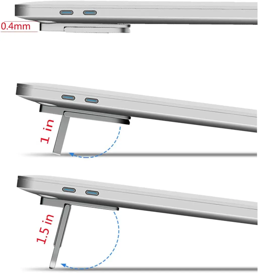 Super slim Tablet PC Stands folds flat light weight Bracket small exquisite holder for Desk,MacBook Air Pro,HP,Lenovo,Dell
