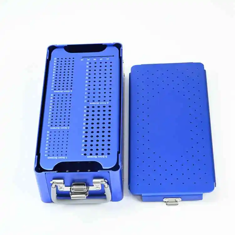 Surgical instrument orthopedic set tray 3.5mm 1mm cortical titanium-screws-medical rack cortex screw box of orthopaedic surgery