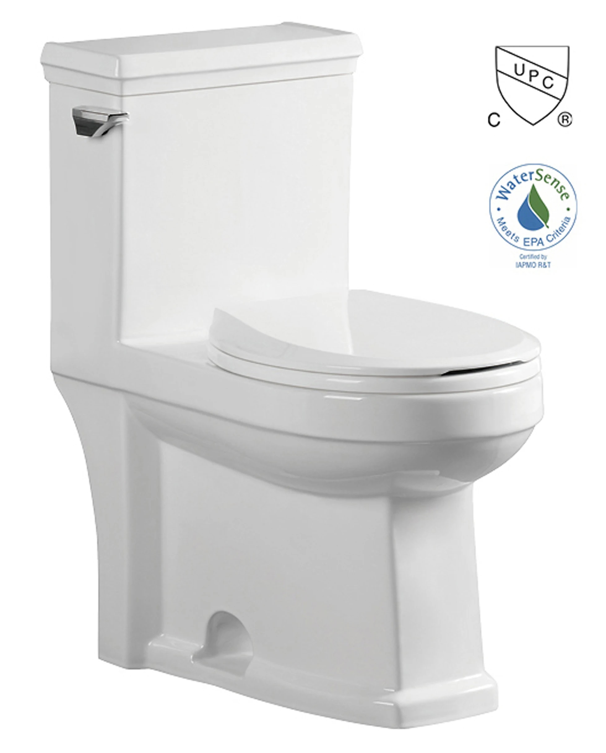 Wholesale chinese supplier siphon jet flushing one piece elegant design toilet