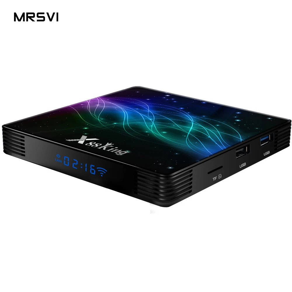 Лидер продаж, ТВ-приставка X88 King, 2,4G /5G, двухдиапазонный Wi-Fi, tanix, android tv box X88King, Android 9,0